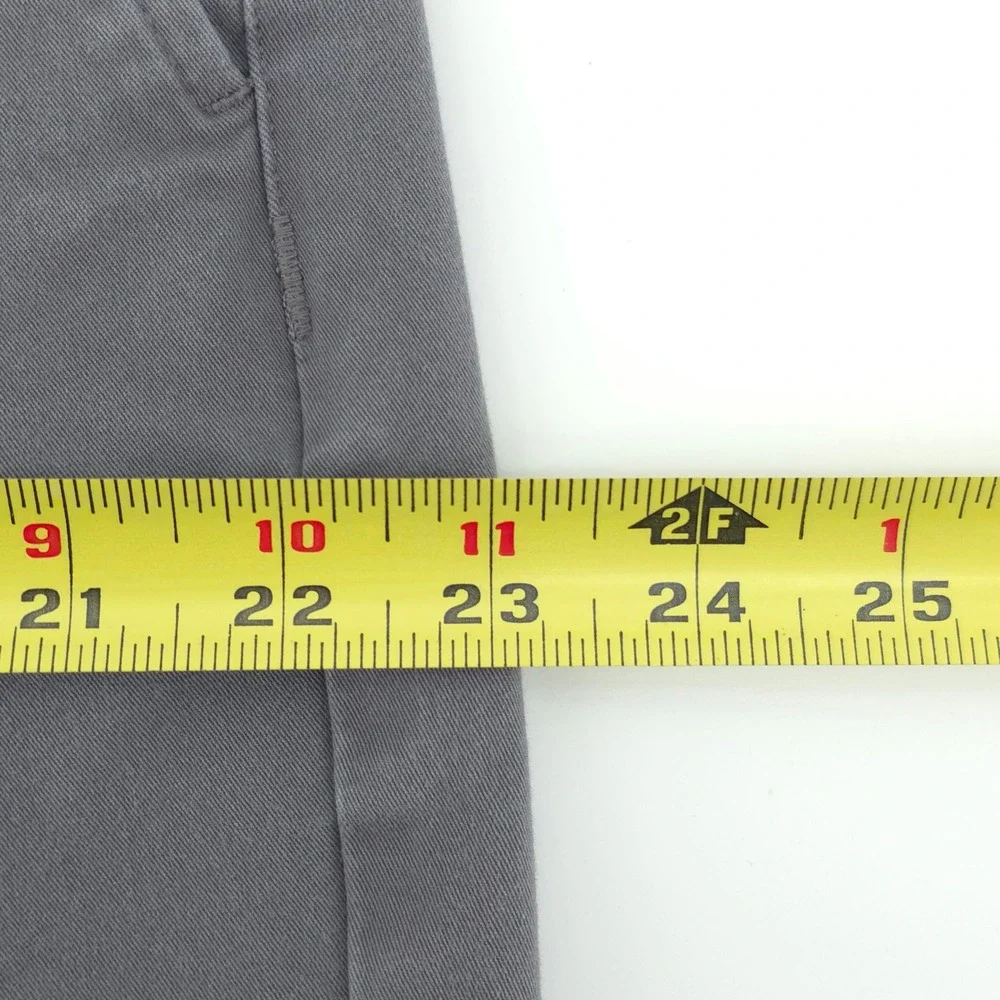 Bonobos Mens Shorts Standard 7 Inch 36 Gray Chino Casual Summer Short